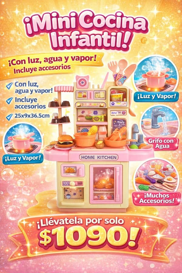 Cocinita con Agua, luz y vapor